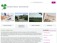 Tablet Screenshot of berikon.ch